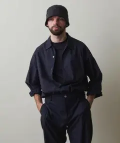 ＜Steven Alan＞ストライプキャンプカラーシャツのサムネイル