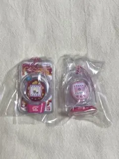 たまごっち　おかしなたまごボーロっち3エンたま　ビーズレッド 桃色2種セット売り