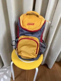 Coleman リュックサック キッズ イエロー/レッド/グレー