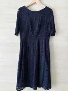 SOUP レースワンピース 9号 フォーマル ドレス 結婚式　入学式　卒業式のサムネイル