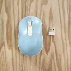 エレコム　ワイヤレスマウス ライトブルー　無線マウス