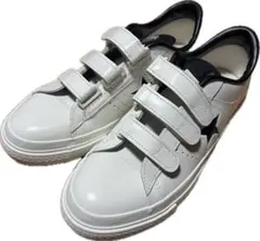 メ*2様 CONVERSE レザーベルクロスニーカー ホワイト