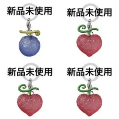 ワンピース　めじるしアクセサリー　悪魔の実　2種類4個セット