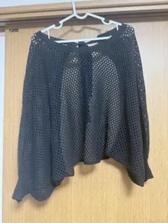 メッシュニット ボレロ ブラック Lのサムネイル