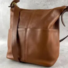 人気✨オールドコーチ ショルダーバッグ オールレザー 本革 肩掛け USA製