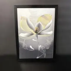 【SALE】モダンラグジュアリーフローラルキャンバスアート ポスター③