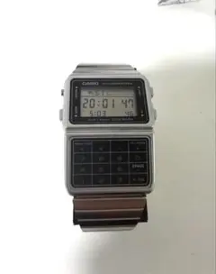 CASIO DBC-611-1 データバンク 腕時計 シルバー