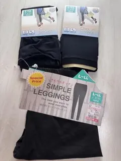 しまむら COOL LEGGINGS 10分丈 L-LL 3点セット