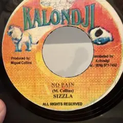 Sizzla / No Pain 7インチレコード