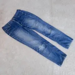 EDWIN エドウィン ストレートパンツ デニム ジーパン 古着 ダメージ 28