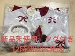 ディズニー・クリスマス　リルリンリン　セーター　イヤーマフ　セット