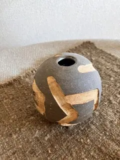 《7/11値下げ》笠間焼　作家もの　フラワーベース　花瓶