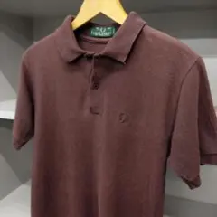 FRED PERRY ブラウン ポロシャツ 40 sizeM 英国製