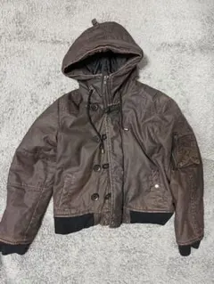 00s coating hoodie jacket Y2K archive 平成