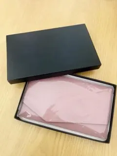 新品未使用　ピンク　ちりめん　袱紗(箱入り)