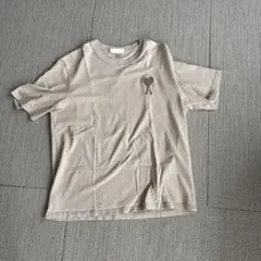 ami ベージュ ハート刺繍 Tシャツのサムネイル