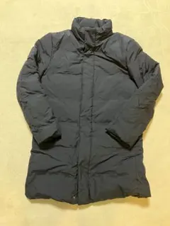 美品☆Lサイズ☆ユニクロ　シームレスダウンコート　ネイビー　※フード無し