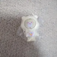 ケアベア　フォトフレームマスコット　白　スパークルハートベア　未開封