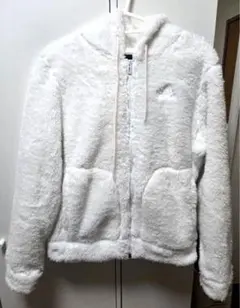 ホワイト フリースジャケット