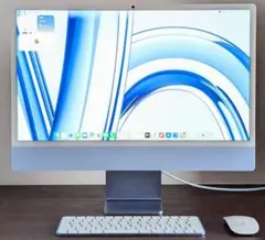iMac 24インチ M4 ブルー メモリ32GB SSD1TB 4ポート