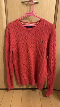 Polo Ralph Lauren 赤 ケーブルニットセーター XL