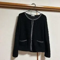 a.v.v standard ノーカラージャケット 黒