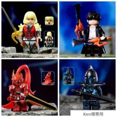 レゴ互換 水篠旬 俺だけレベルアップな件 フィギュア 6体セット 武器付き レゴ互換 水篠旬 俺だけレベルアップな件 フィギュア 武器 剣