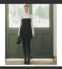 黒　ベアキャミソール　cocaコカ　Мサイズ