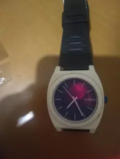 NIXON アナログ腕時計 ホワイト/ブラック/ブルー