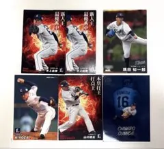 埼玉西武ライオンズ プロ野球チップスカード 6枚セット