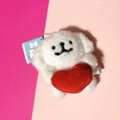 Malteseマルチーズ ボールチェーン付き ぬいぐるみ