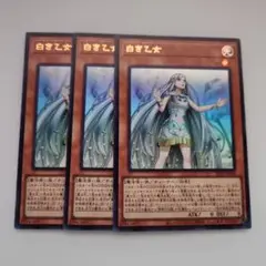 遊戯王　白き乙女　25th　3枚 白き乙女 シークレット 3枚 遊戯王 WCS2025 リミテッドパック