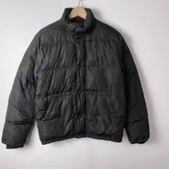 90s ポロバイラルフローレン　メンズ　ダウンジャケット　オールブラック　古着