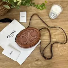 【値下げ中】セリーヌ　クロスボディ　オーバルパースキュイルトリオンフ　ショルダー 楽天市場】セリーヌ CELINE クロスボディ オーバルパース