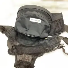 T　polban ポルバン　 ヒップシート　ダブルショルダー　ブラック