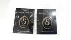 ディズニー ツイステッドワンダーランド 5周年ピン 2個セット