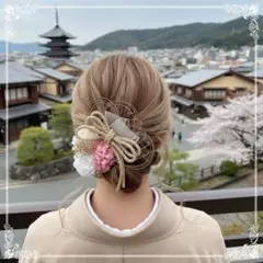 在庫限りSALE ヘアアレンジセット 卒業式髪飾り 結婚式 袴髪飾り