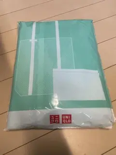 新品 UNIQLO ノベルティ メッシュトートバッグ ポーチ付き ライトグリーンのサムネイル