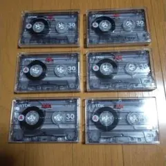 TDK AE 30分カセットテープ 6本セット