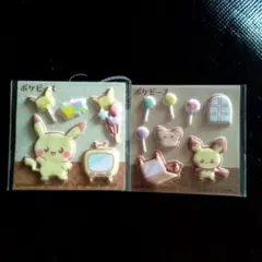 ポケモン　ポケピース　ぷにペタシール 　ピカチュウ ピチュー　セット　まとめ売り