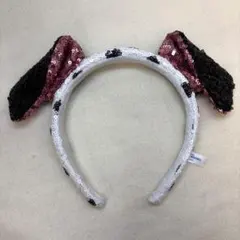 ディズニー　101匹わんちゃん　スパンコールカチューシャ