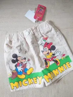 ショートパンツ ズボン リトシー ディズニー しまむら レトロ バックプリント