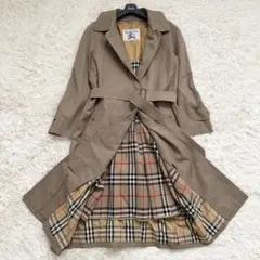 美品✨️バーバリー 大きいサイズ XL ライナー　ステンカラーコート ベージュ
