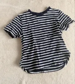 COMME CA ISM ストライプ Tシャツ 120A