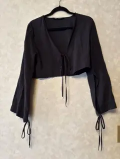 ZARA ブラック ブラウス　シャツ