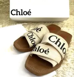 美品】Chloé クロエ Woody フラットトングサンダル 37（24cm） - メルカリ