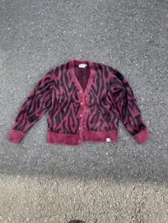 SAINT LAURENT トラ柄カーディガン ピンク - メルカリ