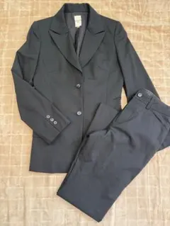 et vous エヴー　パンツスーツ　セットアップ　上下　黒　34