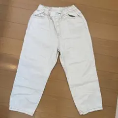 キッズボトムス130オフホワイトのサムネイル