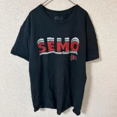 ラッセル RUSSELLＴシャツ クルーネック ロゴ Ｌ 黒 綿 お出かけのサムネイル